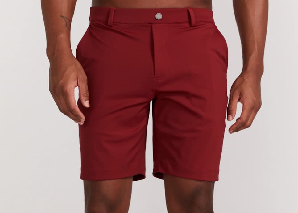 Varick Pull-On Short in Maroon