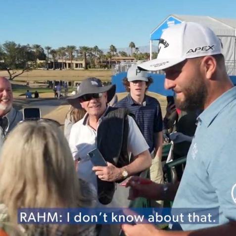 Jon Rahm thinks this could be the weirdest autograph he ever signed