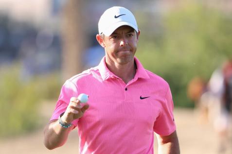 Rory McIlroy in control in Dubai but a late slip means Monday’s final round isn’t a done deal