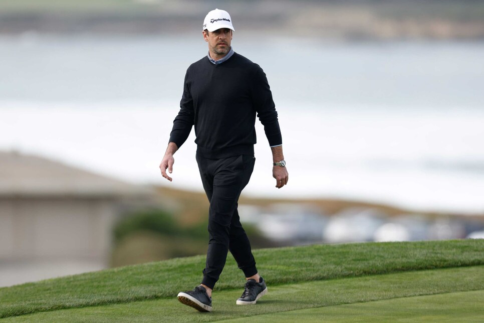 Aaron Rodgers tells Josh Allen where he can put his asterisk after winning  rain-shortened Pro-Am at Pebble, This is the Loop