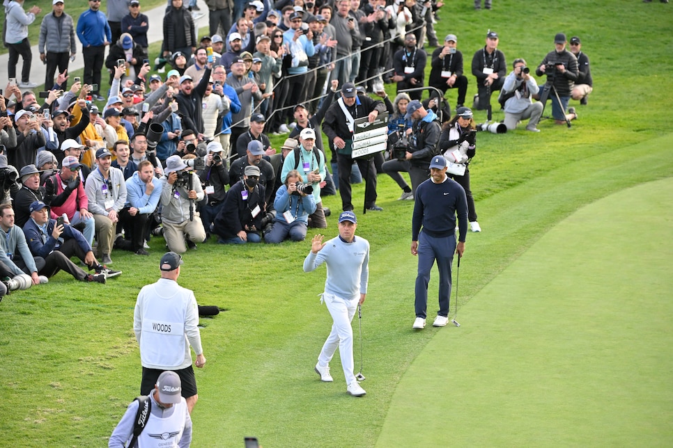 Tiger Woods returns to golf, nearly sinks albatross at Seminole