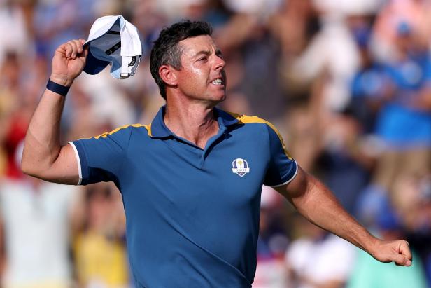 Ryder Cup 2023: After caddie dustup, Rory McIlroy romps in singles, is Europe’s top points earner