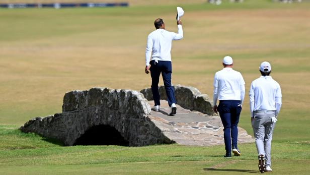 Golf Twitter is rightfully going nuts over stone 'patio' installed at St. Andrews' Swilcan Bridge
