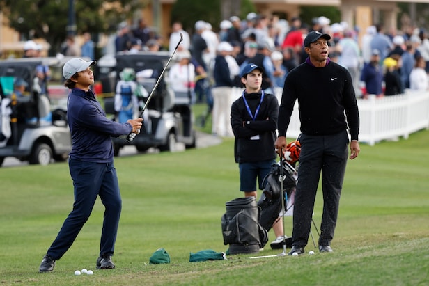 ‘that-was-f—ing-nasty’:-tiger-woods-loved-this-mega-flop-shot-from-charlie-at-the-pnc-championship