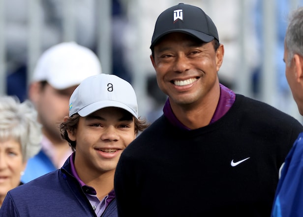 tiger-looking-healthy,-charlie-hitting-bombs-and-everything-else-you-missed-from-team-woods’-friday-pnc-pro-am