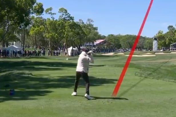 Sahith Theegala whips club into the ground as conditions at Innisbrook continue to break brains