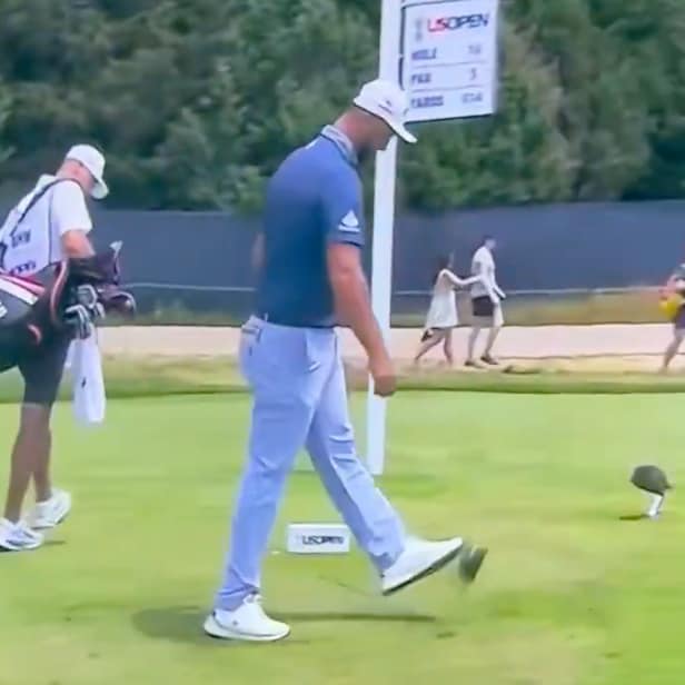 U.S. Open 2026: Video of Jon Rahm kicking club brings Joaquin Niemann penalty under further scrutiny