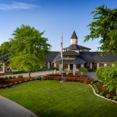 LOUISVILLE, KENTUCKY - JUNE 05: A view of the clubhouse at Valhalla Golf Club on June 5, 2022 in Louisville, Kentucky. (Photo by Gary Kellner/PGA of America)