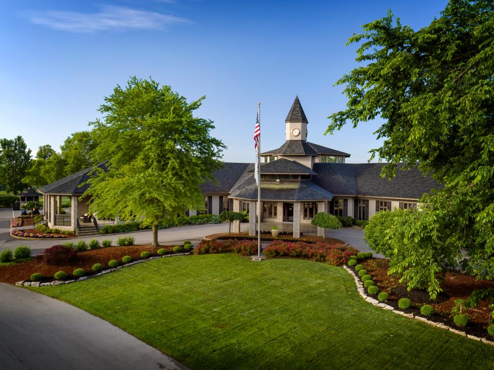 LOUISVILLE, KENTUCKY - JUNE 05: A view of the clubhouse at Valhalla Golf Club on June 5, 2022 in Louisville, Kentucky. (Photo by Gary Kellner/PGA of America)