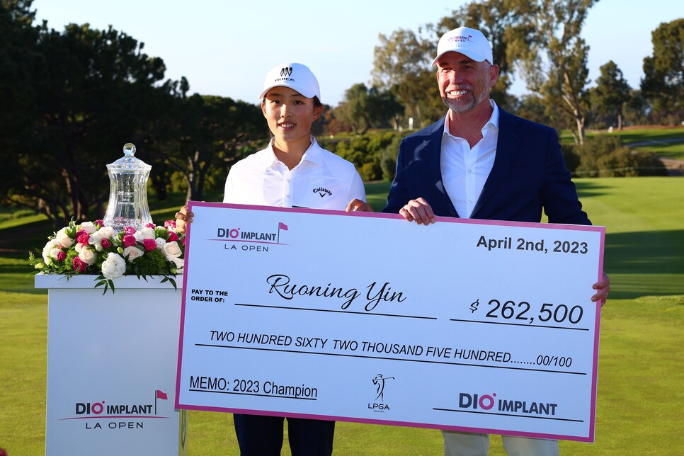 Here's the prize money payout for each golfer at the 2023 DIO Implant L