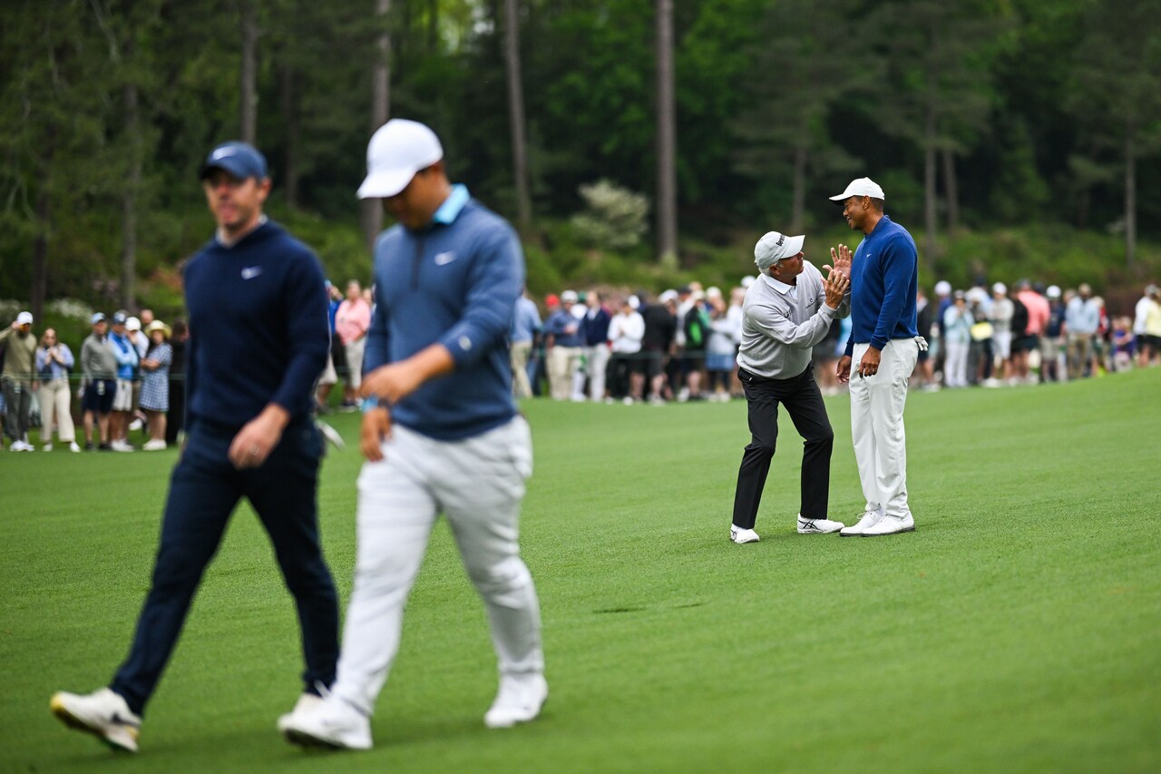 Masters 2023: Tiger Woods plays practice round with Rory McIlroy, Tom Kim  and Fred Couples, Golf News and Tour Information