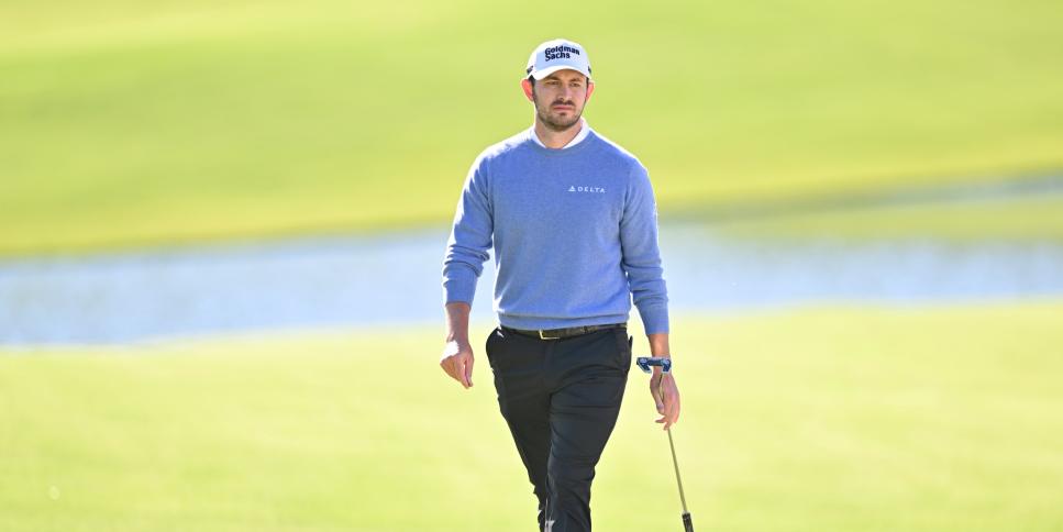 CHARLOTTE, NORTH CAROLINA - MAY 04: Patrick Cantlay walks near the 15th green during the first round of the Wells Fargo Championship at Quail Hollow Club on May 4, 2023 in Charlotte, North Carolina. (Photo by Ben Jared/PGA TOUR via Getty Images)