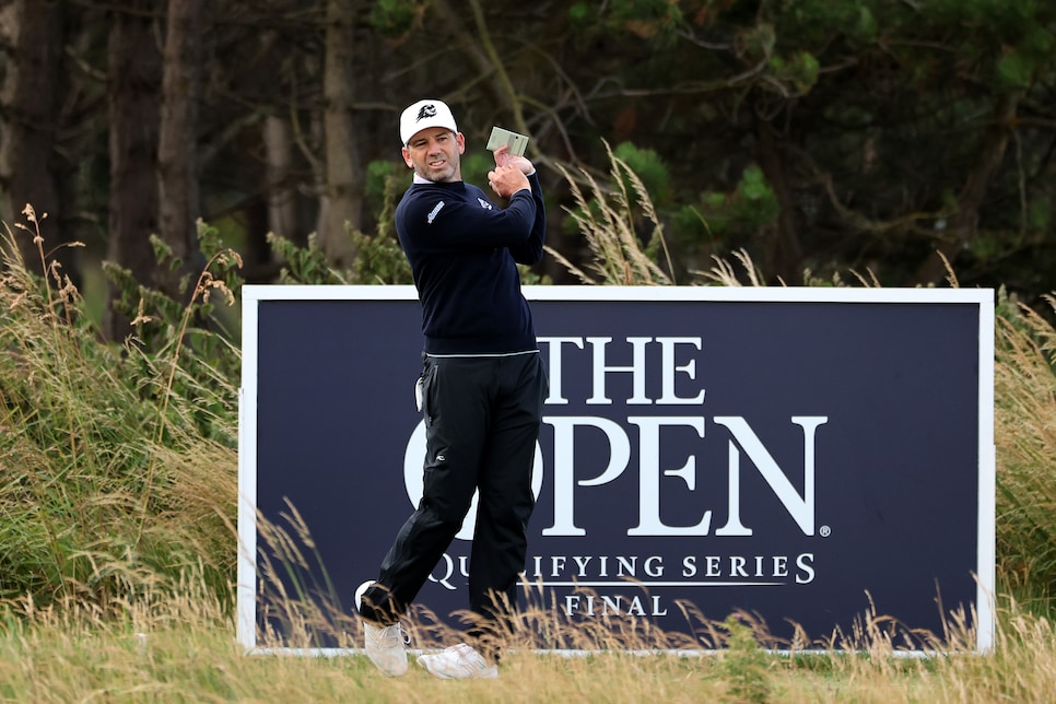 The open final hot sale qualifying tee times