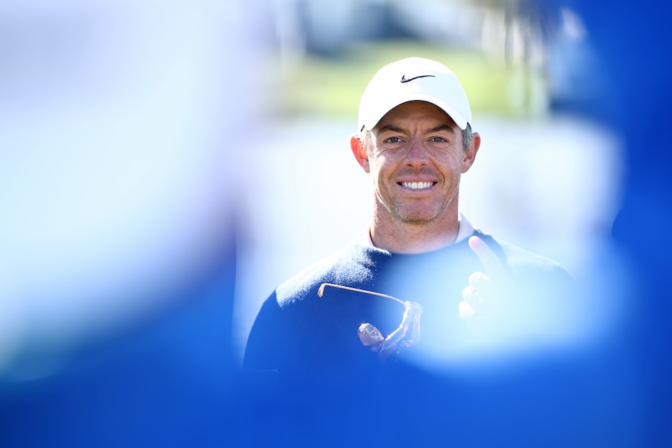 PONTE VEDRA BEACH, FLORIDA - MARCH 17: Rory McIlroy of Northern Ireland celebrates with the trophy after winning the playoff in the final round of THE PLAYERS Championship on the Stadium Course at TPC Sawgrass on March 17, 2025 in Ponte Vedra Beach, Florida. (Photo by Jared C. Tilton/Getty Images)