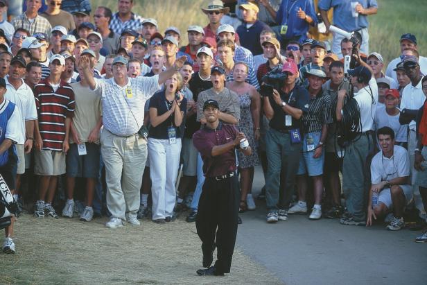 Was Tiger Woods’ mysterious bounce at the 2000 PGA Championship caused by fan interference? Investigating one of golf’s greatest conspiracy theories