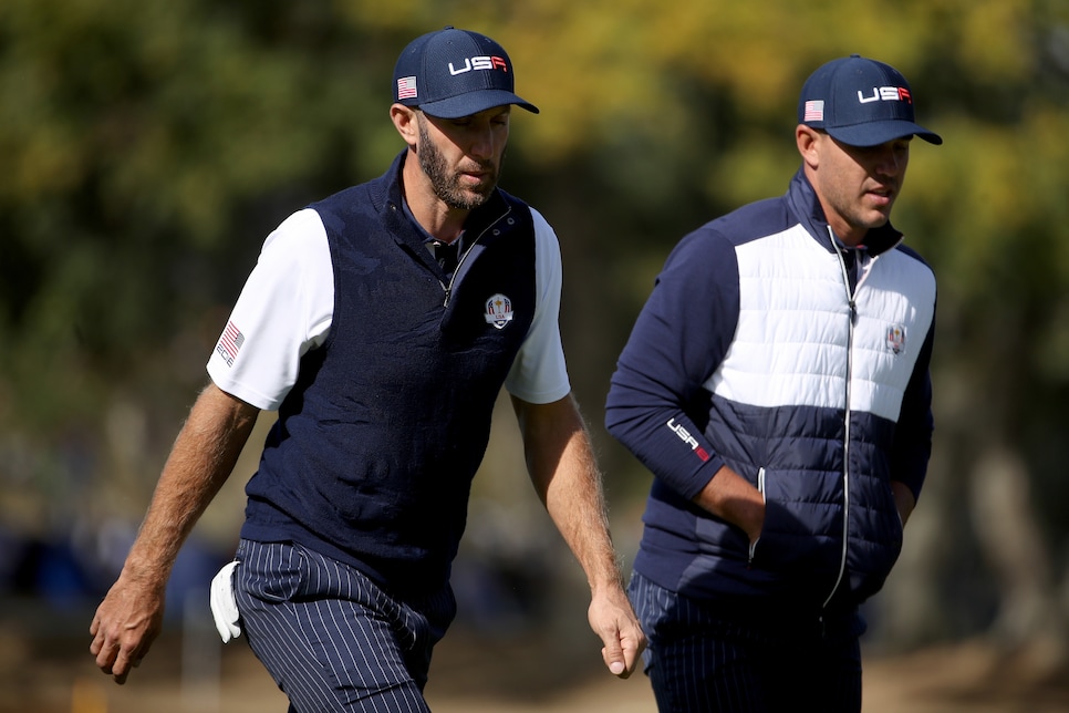 Brooks Koepka and Dustin Johnson say they want to play in Ryder Cup if