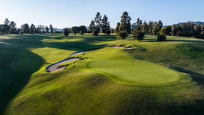 This putting aid helped me read the treacherous greens at Chambers Bay