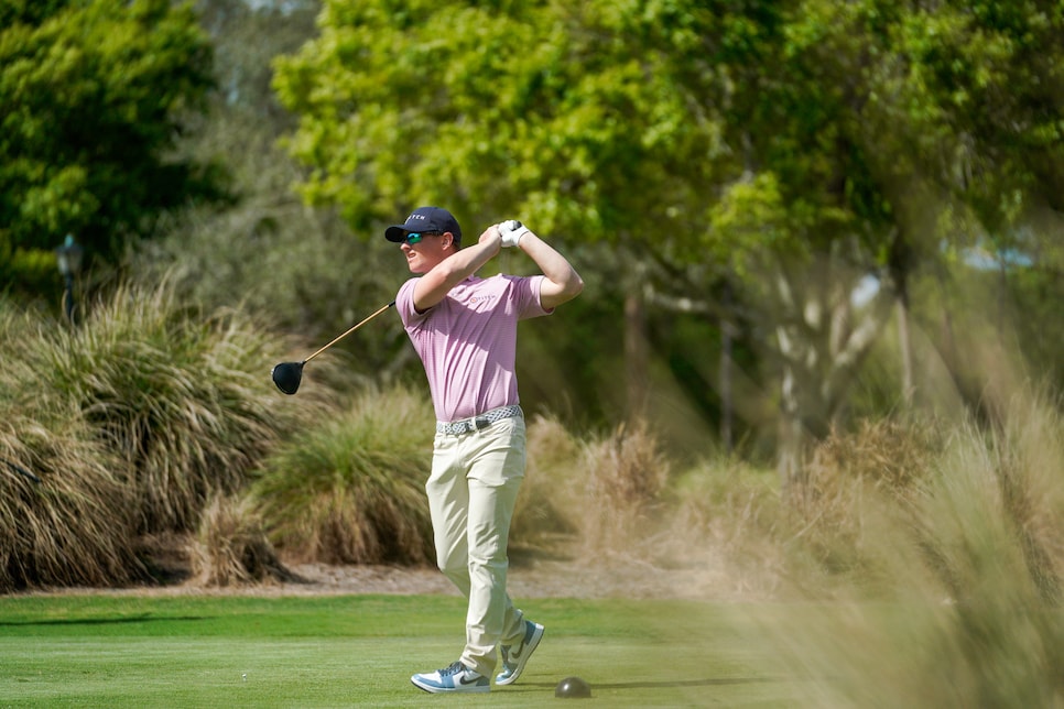 PORT ST. LUCIE, FL- FEBRUARY 11: Rupe Taylor on the Ryder Course during the final round of the 2025 PGA Stroke Play Championship at PGA Golf Club on February 13, 2025 in Port St. Lucie, Florida. (Photo by Rachel Harris/PGA of America)