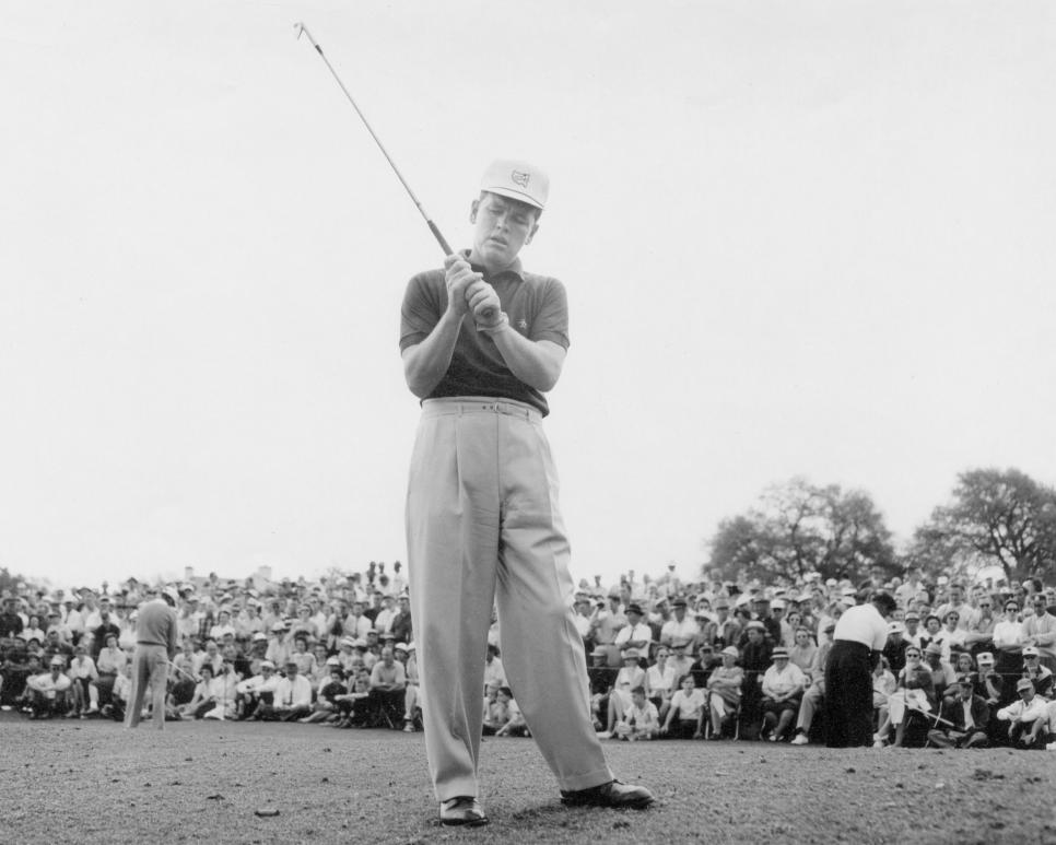 1956: Jack Burke, Jr At The Masters Tournament  (Photo by Augusta National/Getty Images)