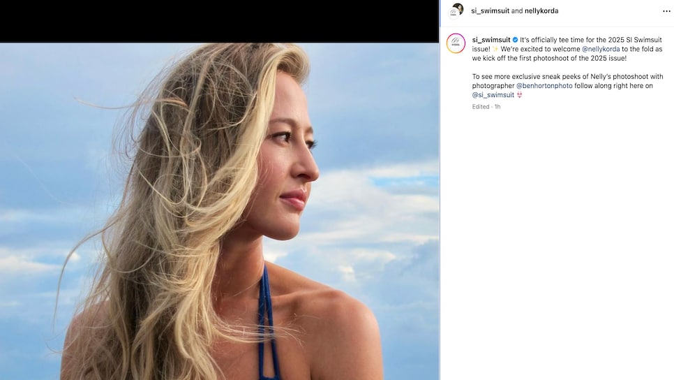 Nelly Korda to be featured in Sports Illustrated’s swimsuit issue – Australian Golf Digest