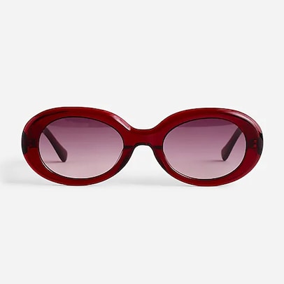 Madewell Valoma Chunky Oval Sunglasses