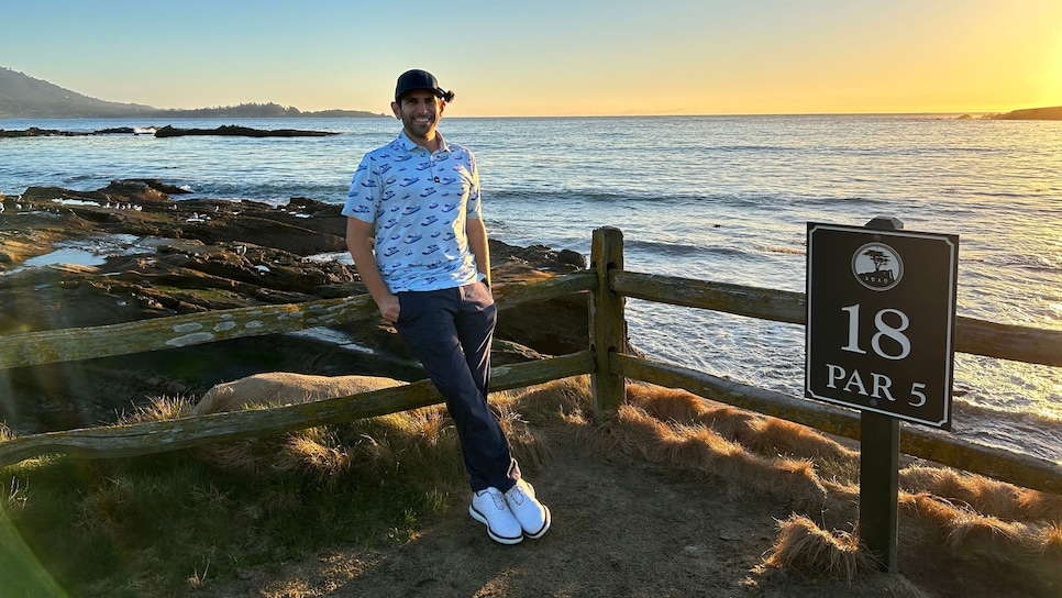 https://www.golfdigest.com/content/dam/images/golfdigest/fullset/2024/12/adam-fine-canadian-youtuber-pebble-beach-18th-tee.jpg