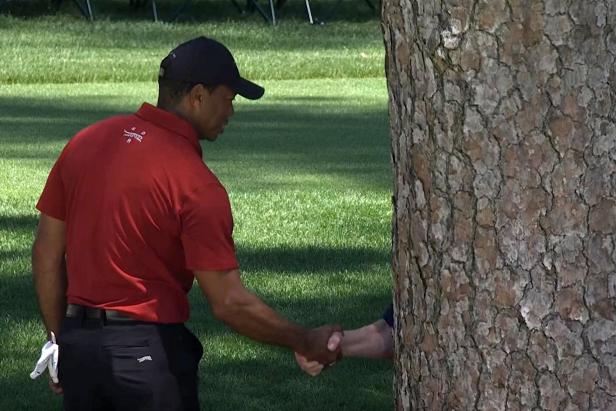 Masters 2024: Tiger Woods shares touching final handshake with Verne ...