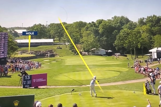 pga-championship-2024:-alejandro-tosti-drives-green-on-now-reachable-13th,-fans-drooling-to-see-what-bryson-will-do