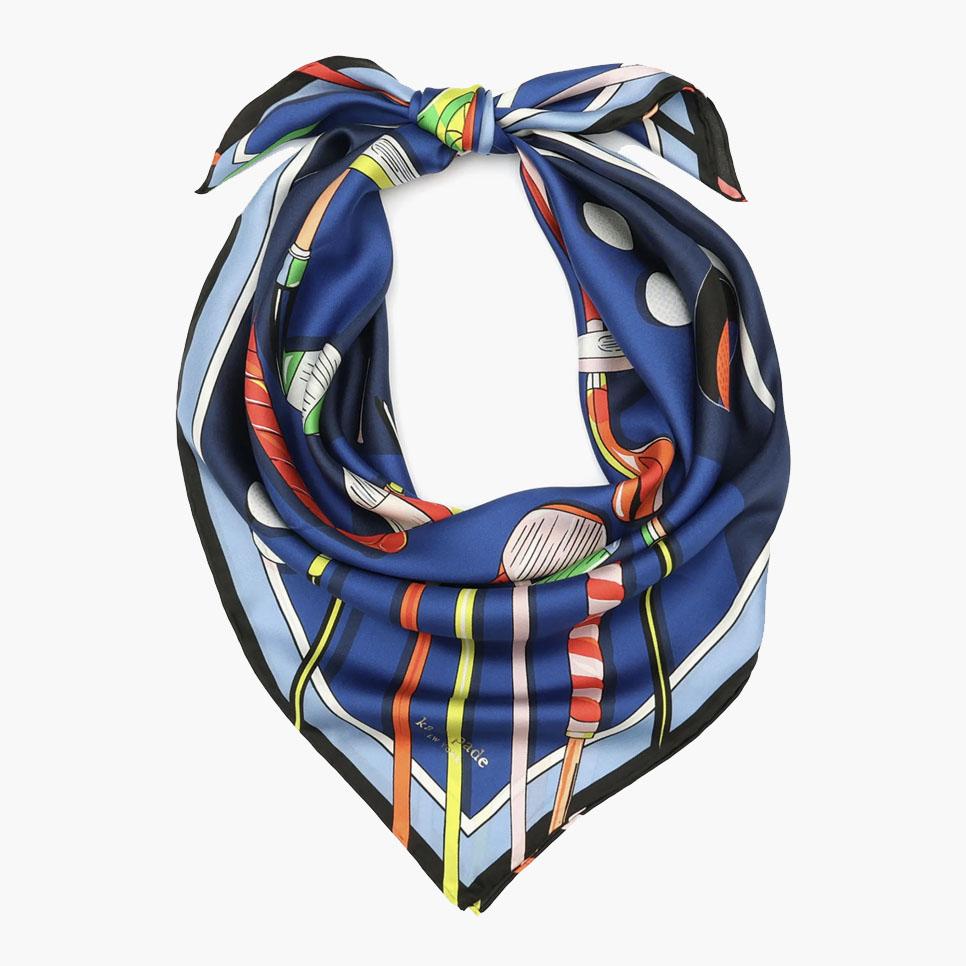 Kate Spade 18th Hole Square Silk Scarf