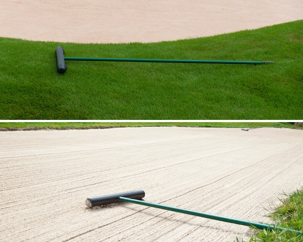 Ask A Super: Should I leave bunker rakes inside or outside the sand?