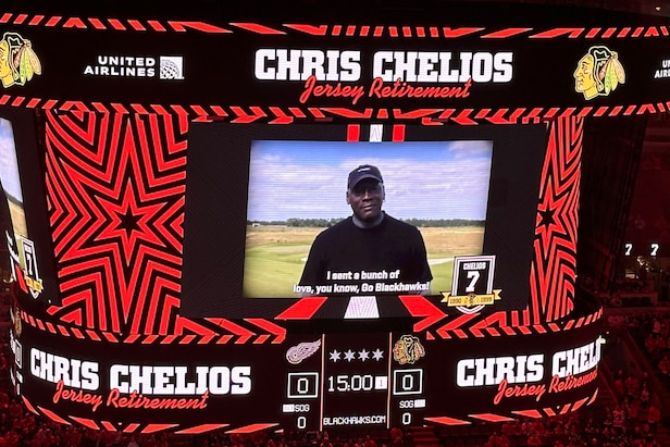 michael-jordan-skips-appearance-at-chris-chelios’-jersey-retirement-ceremony,-sends-video-from-golf-course-instead