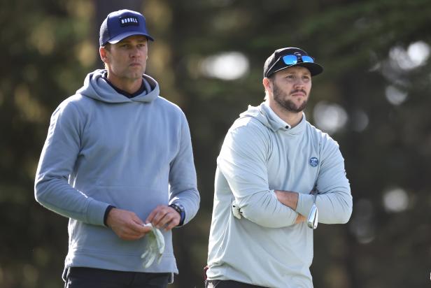 In Pebble Beach's Battle of the QBs, Bills' Josh Allen wins the day and won't let Tom Brady forget it