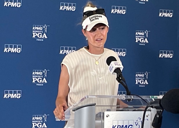 Nelly Korda has 'rough' start to KPMG Women's PGA week, suffers neck ...