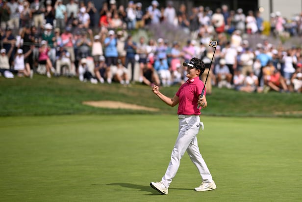 Akie Iwai joins twin sister Chisato as LPGA champions in their rookie season, winning the Standard Portland Classic