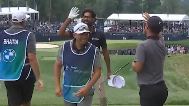 Watch Akshay Bhatia make an ace that is HUGE for his playoff prospects