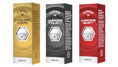 Callaway Chrome Tour X ホワイト 12個入り　4ダース Callaway Chrome Tour X Used Golf Balls - golfballs.net