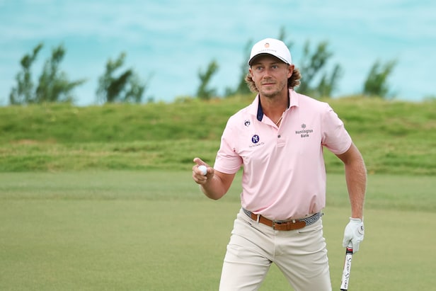 Austin Smotherman keeps rolling, wins weather-shortened Bermuda Championship in Monday playoff