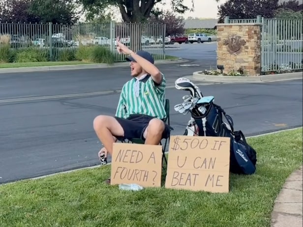 Watch this golf degenerate attempt to hitchhike onto every private course in Utah