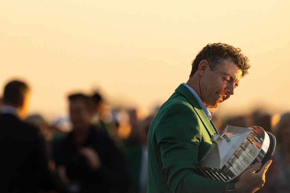 Rory McIlroy during the final round of the 2026 Masters Tournament held in Augusta, GA at Augusta National Golf Club on Sunday, April 12, 2026.