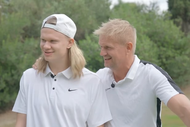 Erling Haaland's father wanted him to be a pro golfer; now he's hitting the links on his World Cup o