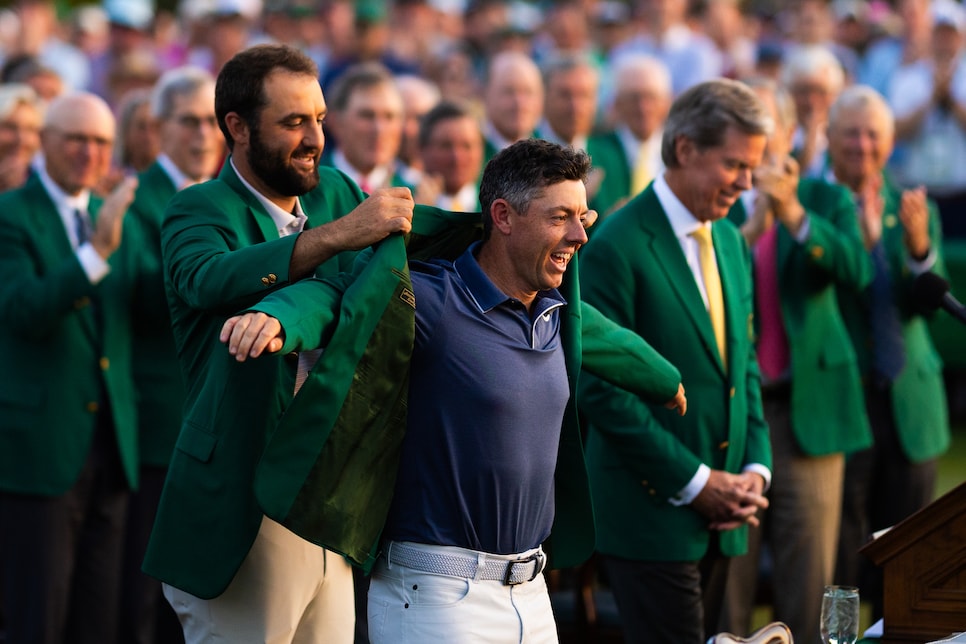 /content/dam/images/golfdigest/fullset/2026/4/rory-mcilroy-green-jacket-masters-2025-scottie-scheffler-outside-ceremony.jpg