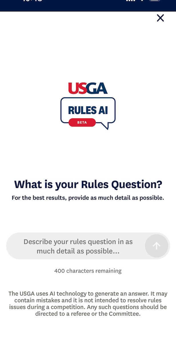Got a rules question? The USGA is harnessing AI technology to get you fast, accurate answers