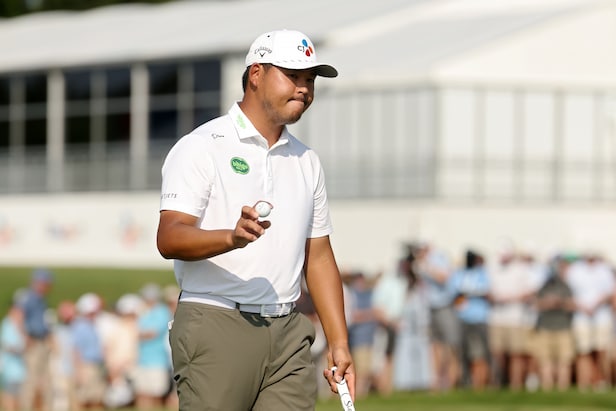 Si Woo Kim overcame a badly timed bodily function in his bid for 59