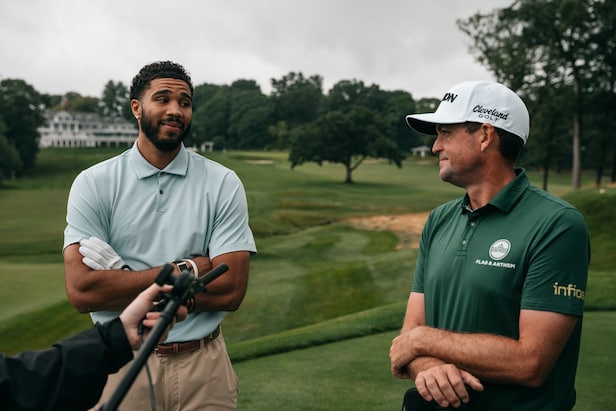 Why the Boston Celtics chose golf to lead their schedule release video featuring Keegan Bradley and Jayson Tatum