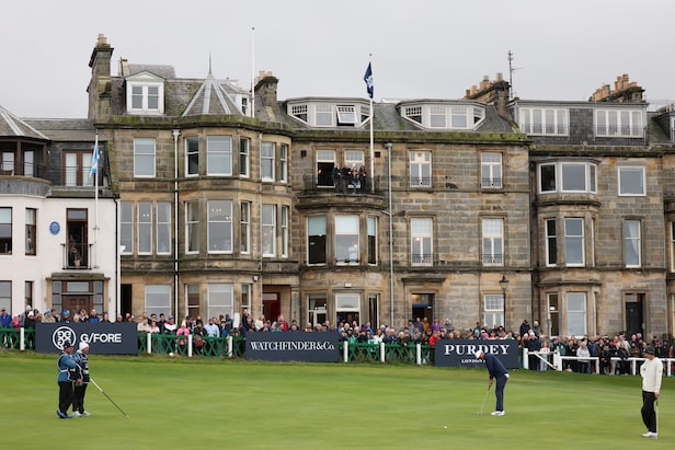 Watch Brooks Koepka end his season with an eagle on 18 at the Old Course