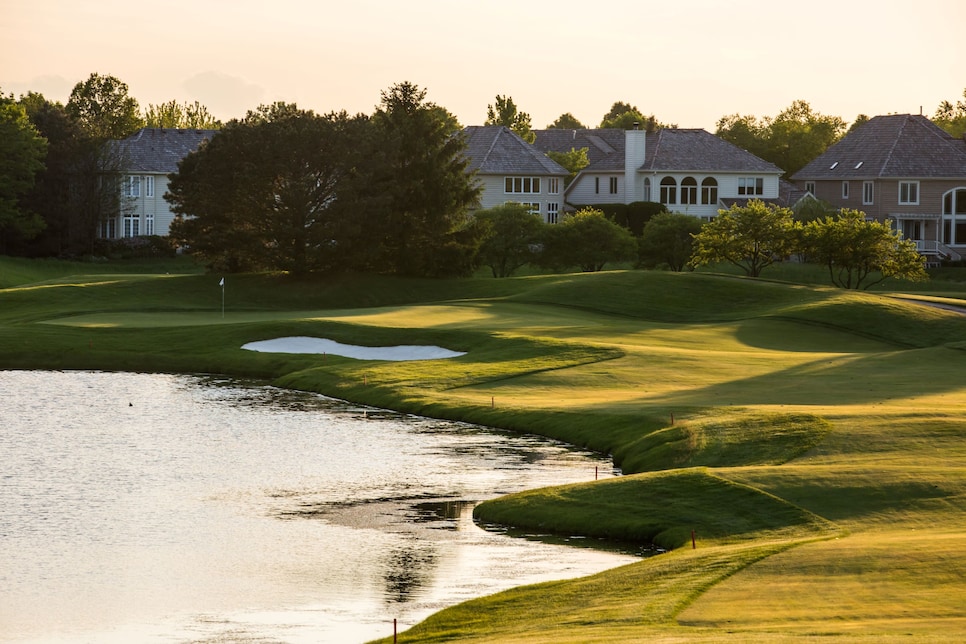 Best Printed Golf Courses - Aurora Country Club, Illinois - Golf