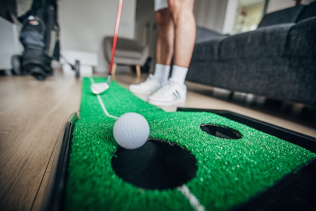 Yes, you can practice your distance control while putting indoors. Here’s how.