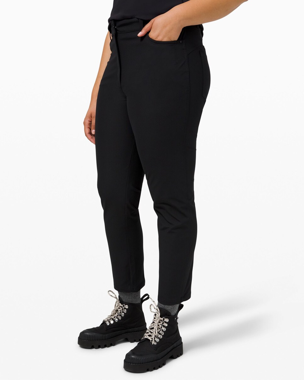 New Lululemon City Sleek 5 Pocket HR Pant 30 Inseam BLACK Women’s Size 6  $228 