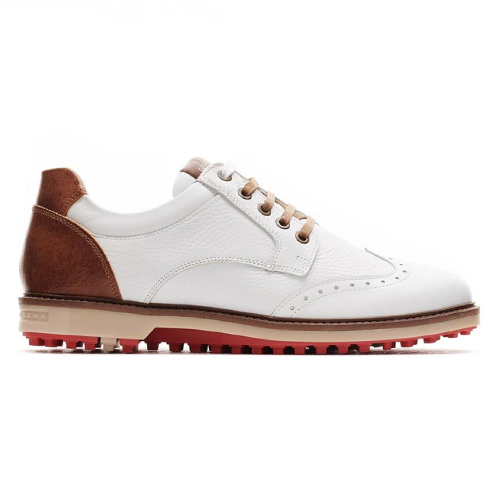 Duca Del Cosma Men's Eldorado White Golf Shoe