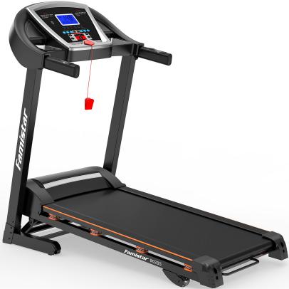 Famistar 3.25HP Folding Electric Treadmill, 15-Level Auto Incline Treadmill
